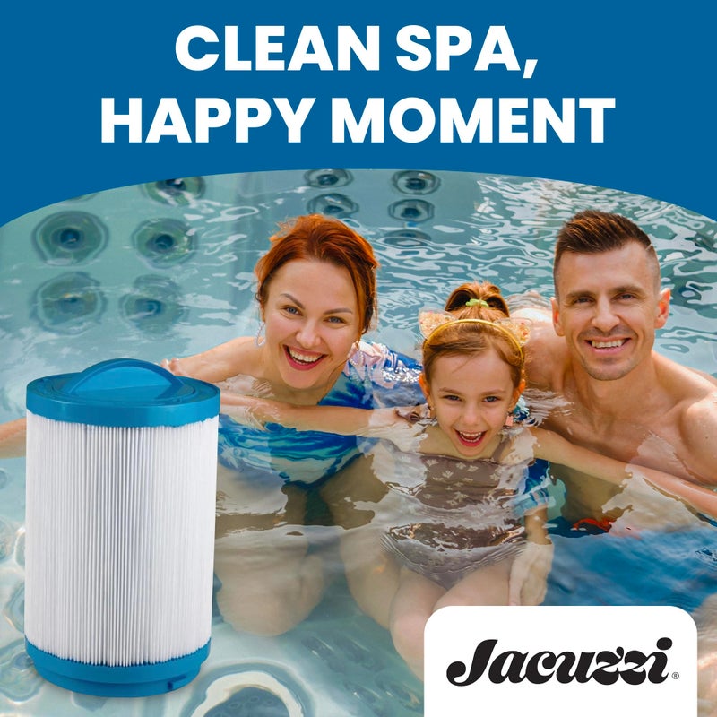 Jacuzzi فيلتر سبا قابل للغسل من جاكوزي بروكلاريتي 40 قدم مربع، خرطوشة مطوية بديلة 6473-157J، تناسب أحواض الاستحمام الساخنة من سلسلة J-400 و J-500، ترشيح مزدوج المرحلة لمياه صافية، تركيب وصيانة سهلة - Image 5